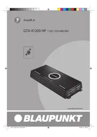 Notice BLAUPUNKT GTA 41200 HP автомобильное радио