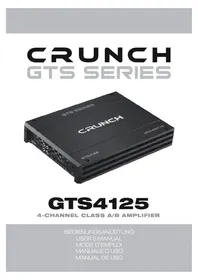 Notice Crunch GTS 4125 Car stereo