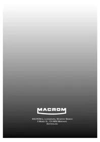 Notice Macrom M2A.290 Autoradio