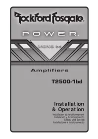 Rockford Fosgate T10004 - Car stereo
