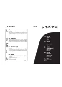 Notice Renkforce CD7630 Autoradio