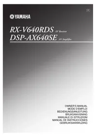 YAMAHA DSPAX640SE - Hemmabioförstärkare