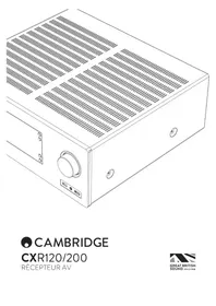 CAMBRIDGE CXR200 - Recepteur