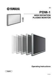 Notice YAMAHA PDM1 Monitor