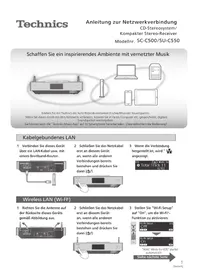 Notice TECHNICS SUC550EB Sistema hi-fi