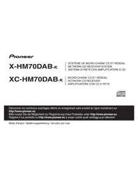 Notice PIONEER XHM70DABK Système audio