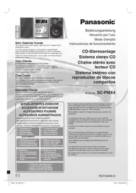 PANASONIC SCPMX4 - Sistema de alta fidelidad