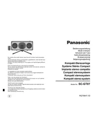 PANASONIC SCGT07E - Hi-Fi anlæg