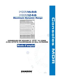 SAMSON MDR1248 - Table de mixage