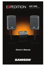 Notice SAMSON EXPEDITION XP150 Mixer