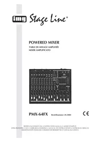 Notice Monacor PMX64FX Mengpaneel