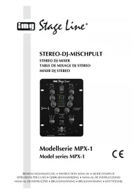 Monacor MPX1 - Table de mixage