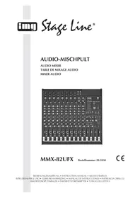 Notice Monacor MMX82 UFX Mengpaneel