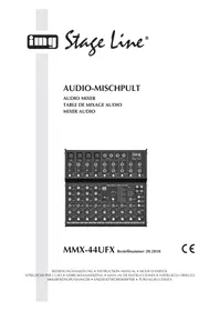 Notice Monacor MMX44 UFX Mengpaneel