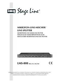 Notice Monacor LMS808 Mikser