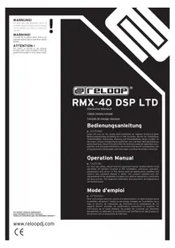 Notice Reloop RMX40 DSP LTD Mischpult