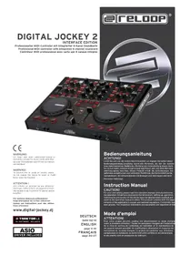 Notice Reloop DIGITAL JOCKEY 2 INTERFACE EDITION Mixer