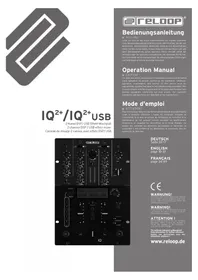 Notice Reloop IQ2+USB Mixer