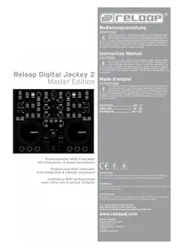 Notice Reloop DIGITAL JOCKEY 2 MASTER EDITION Mixer