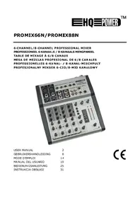 Notice HQ Power PROMIX88N Mezclador