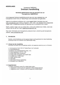 Notice CONCEPTRONIC CMED3PLUS Medienplayer