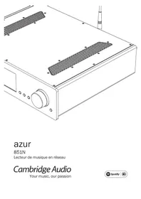 CAMBRIDGE 851N - Système hifi