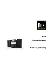 Notice DUAL ML 44 Système hifi