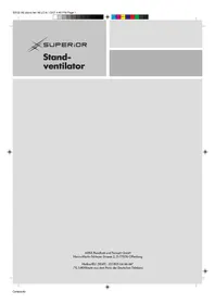 Notice Superior RC40AC Ventilateur