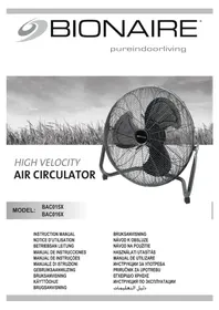 Notice BIONAIRE BAC015X Ventilateur