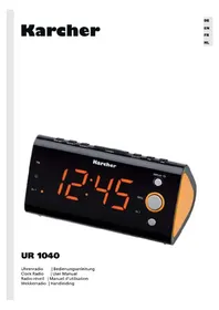 Notice Karcher Audio UR 1040 Radio-réveil