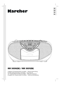 Notice Karcher Audio RR 5031 Lecteur/enregistreur de cd