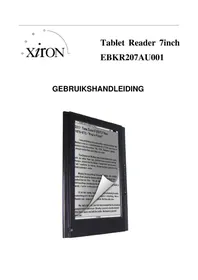 Notice Xiron EBKR207AU001 E-reader
