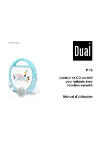 Notice DUAL P16 Système de karaoké