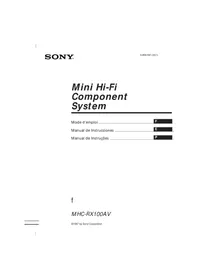 SONY MHCRX100AV - Aparelho Hi-Fi