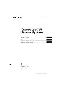 SONY MHCC20 - Aparelho Hi-Fi