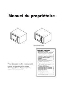 Notice ACP MFS18TS Four à micro-ondes
