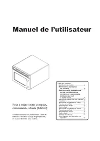 Notice ACP MDC212 Four à micro-ondes