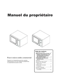 Notice ACP MMS10TS Four à micro-ondes