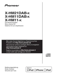 Notice PIONEER XHM21DAB Système audio