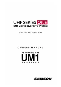 Notice SAMSON UM1 MICRO Système hifi