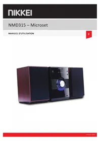 Notice NIKKEI NMD315 Système hifi