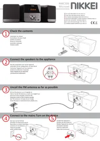 Notice NIKKEI NMC306 Système hifi