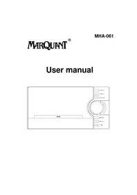 Notice Marquant MHA061 Hifi-systeem