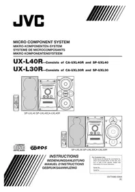 Notice JVC UXL30R Chaîne Hi-Fi
