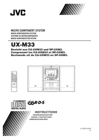 Notice JVC UXM33R Chaîne Hi-Fi
