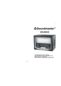Soundmaster NR 965 CD - Système hifi