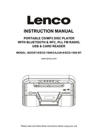 LENCO SCD1900 - Hifi-systeem