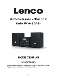 LENCO MC148 DAB Plus - Système hifi