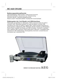 AEG MC 4420 CRUSB - Hi-fi systém