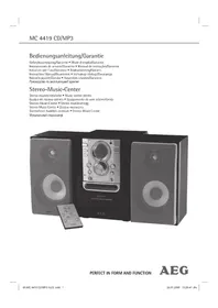 AEG MC 4419 - Hi-fi systém